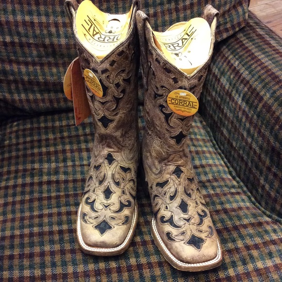 Corral square toe boots LAST PAIR - Picture 5 of 6