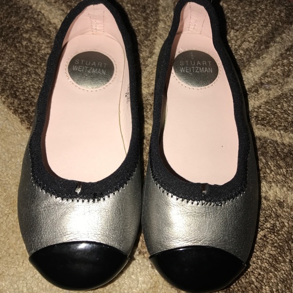 Stuart Weitzman ballet flats for toddler girls - Picture 1 of 4