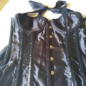 Bundle of  3 satin corset