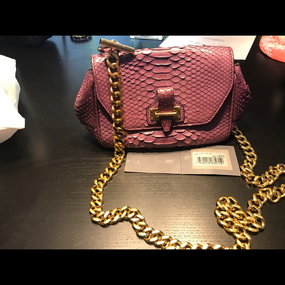 Python leather handbag sale 🚨