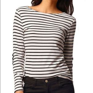 ISO** B&W stripped shirt (long sleeve)