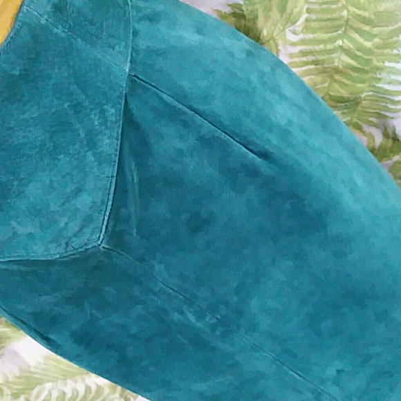 Suede Pencil Skirt - Picture 2 of 4