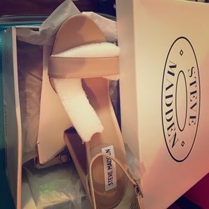 New! With box steve madden block blush lea heels