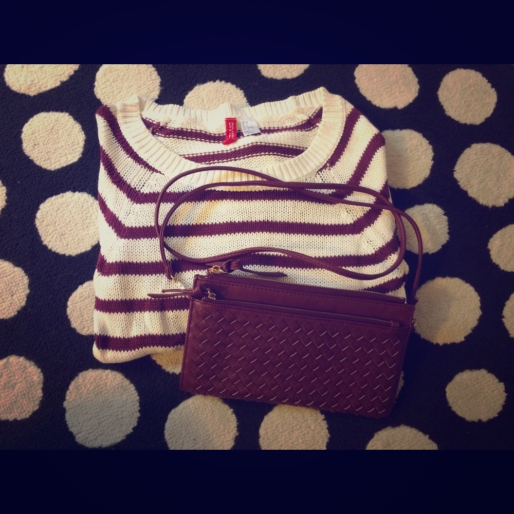 Maroon Crossbody Purse - Picture 1 of 5