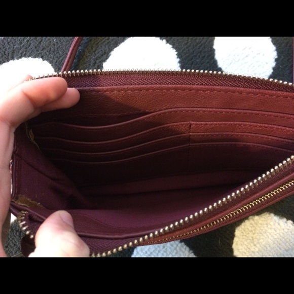 Maroon Crossbody Purse - Picture 4 of 5
