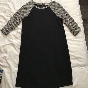 Loft black and white dress