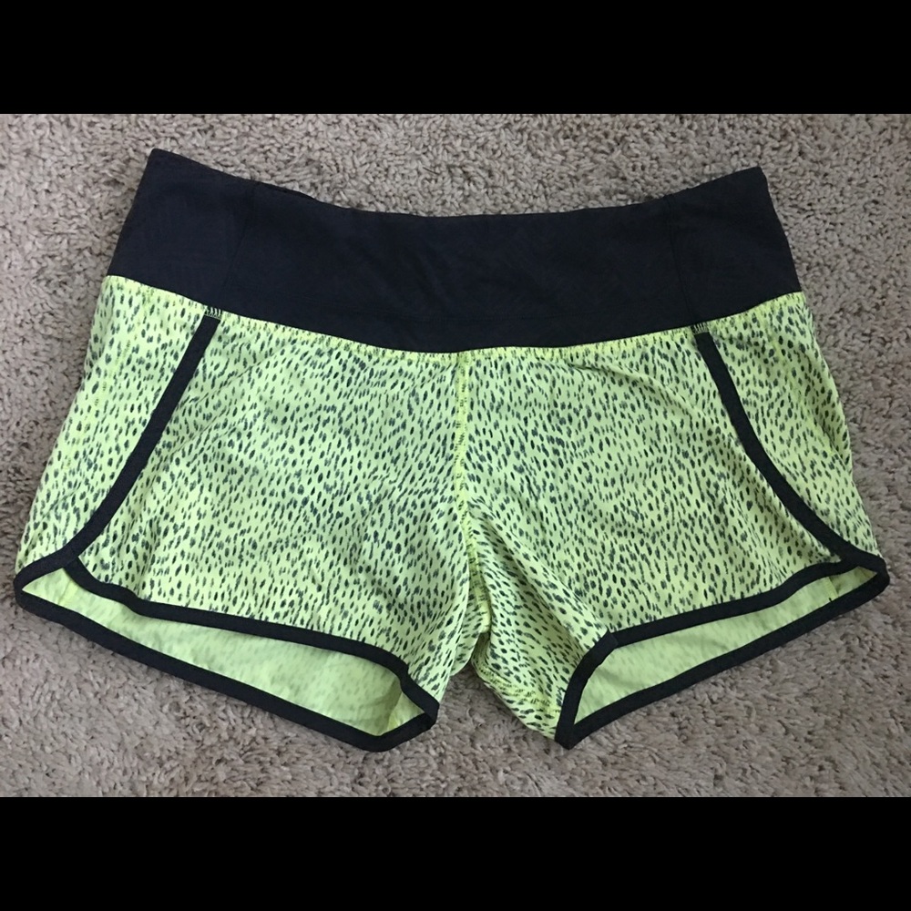 Lululemon Run Speed Short Clarity Yellow 4inch