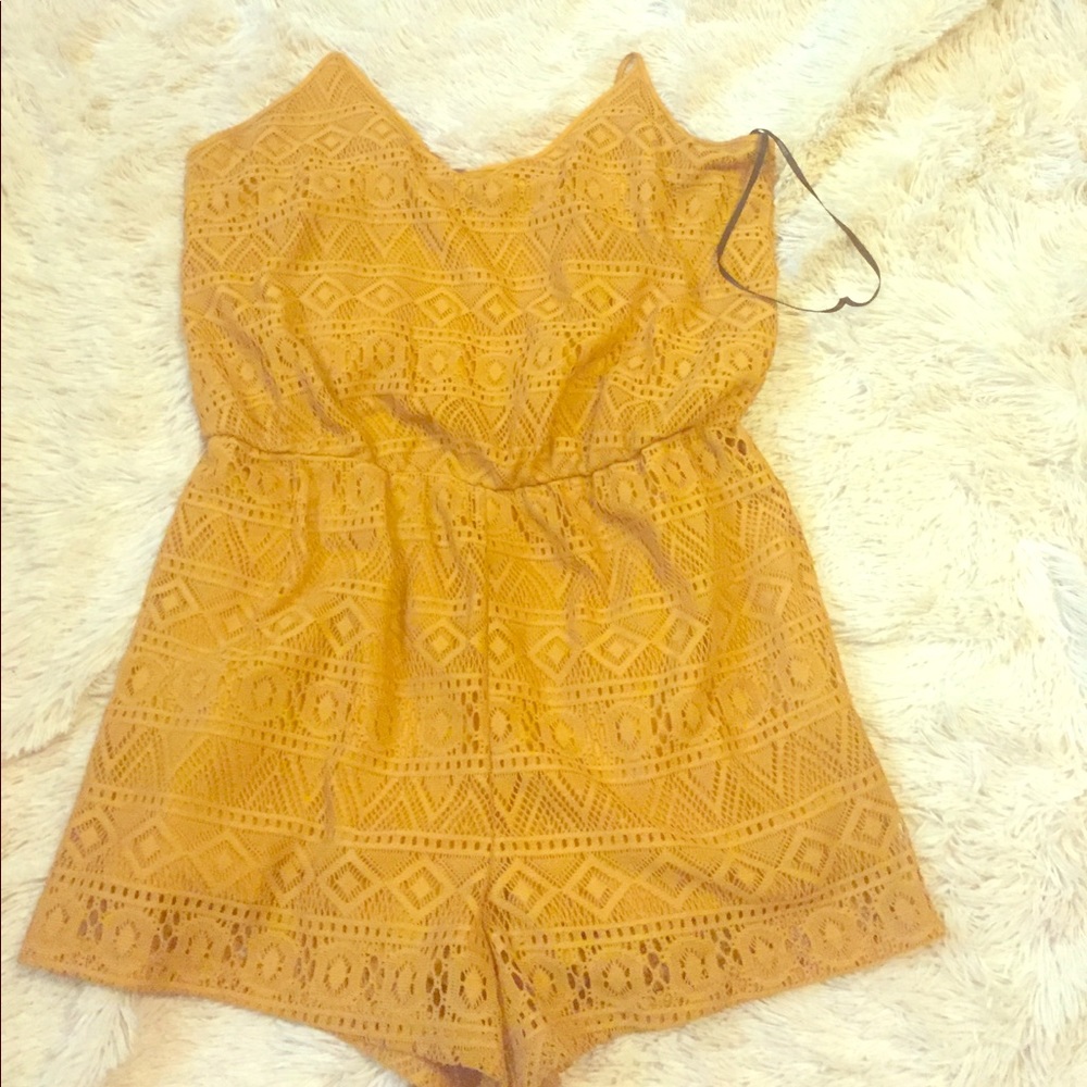 Yellow romper