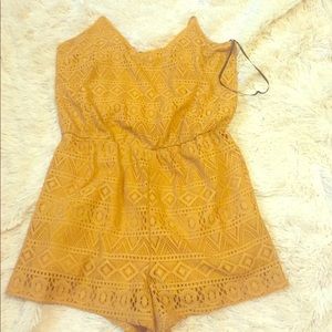 Yellow romper