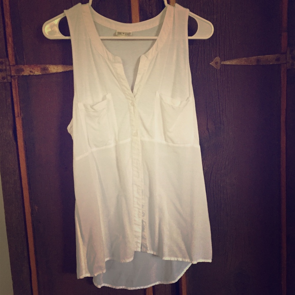 NWOT White converse shirt.