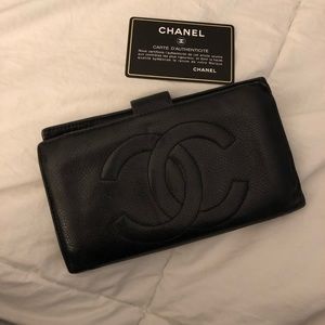 Vintage Chanel Wallet - Authentic Vintage Chanel Wallet - Authentic