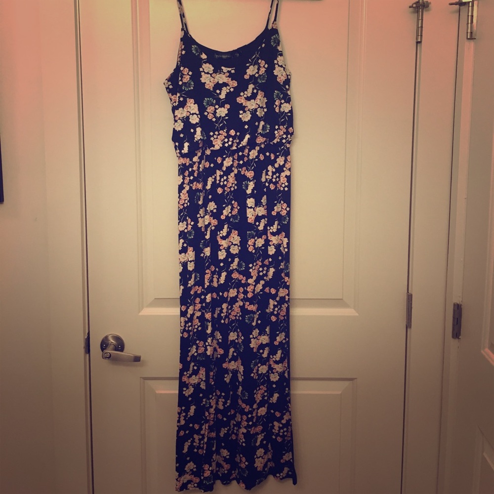 Floral Black Maxi Dress