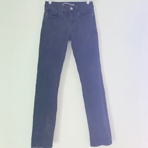 Black Express Skinny Mid Rise boot cut  jeans,