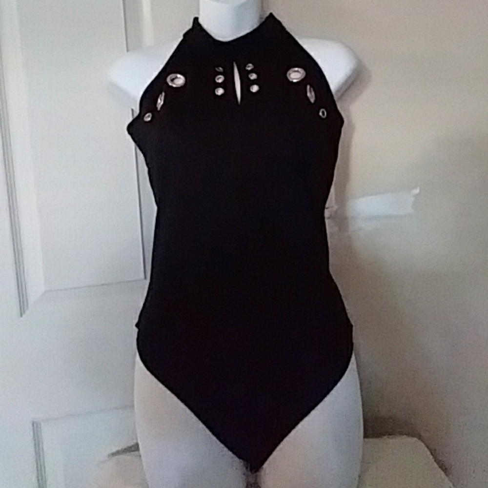 BLACK BODYSUIT XL