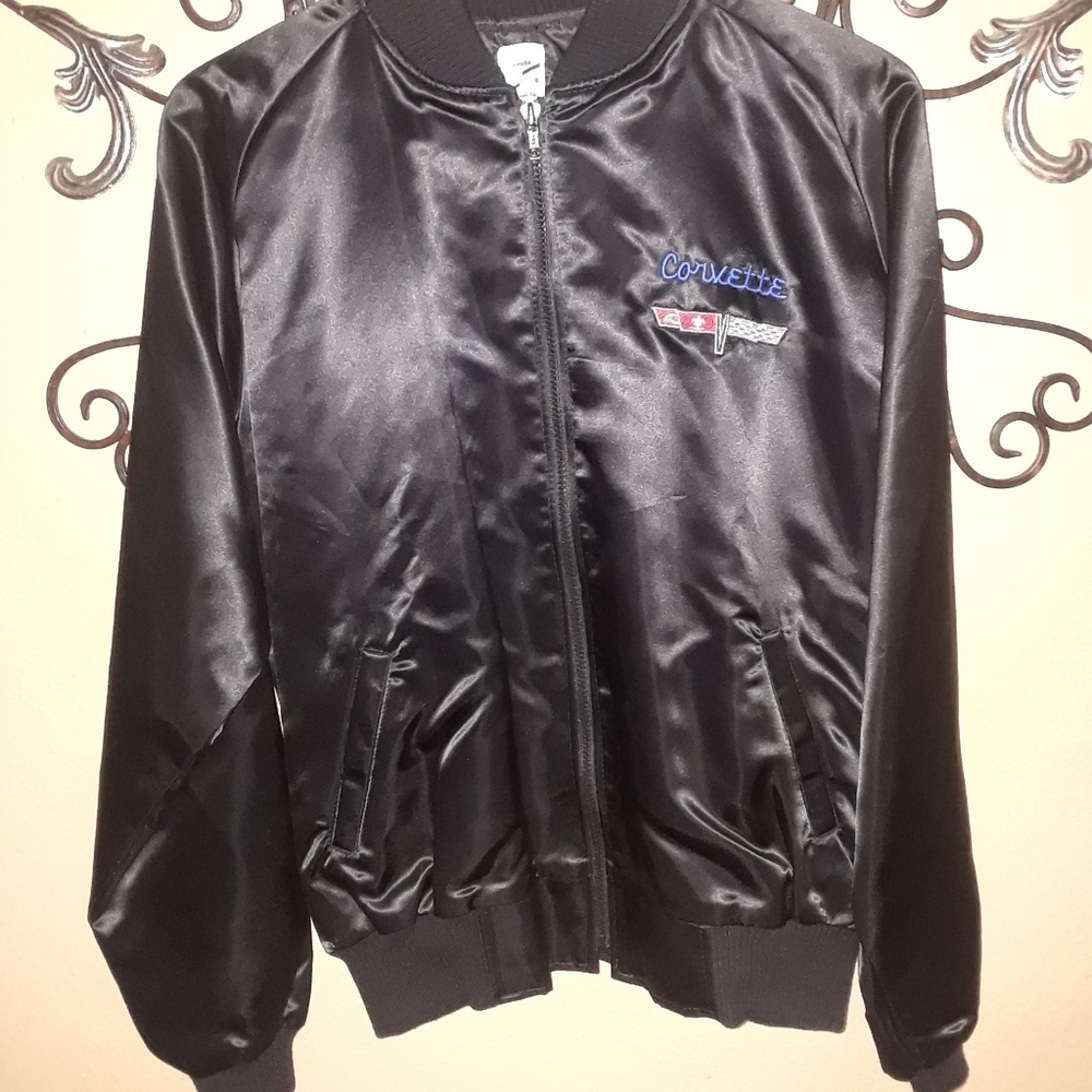 Vintage Mid America Corvette Supplies Satin Jacket