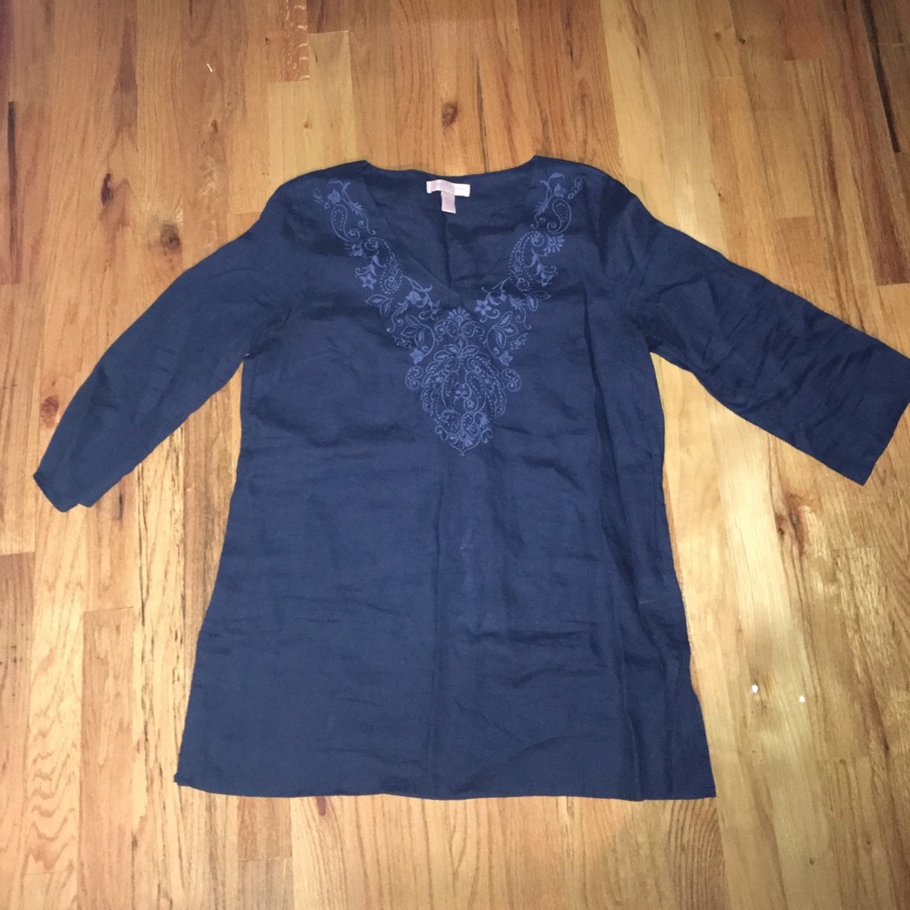 WOMENS SIZE LARGE SAINT TROPEZ SHIRT
