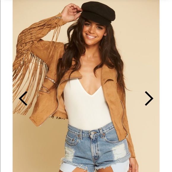 1 left!!! Savannah Suede Fringe Jacket - Picture 3 of 8