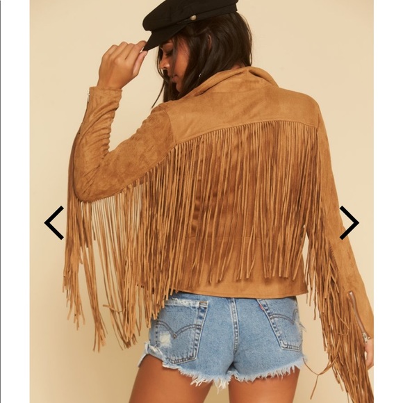1 left!!! Savannah Suede Fringe Jacket - Picture 6 of 8