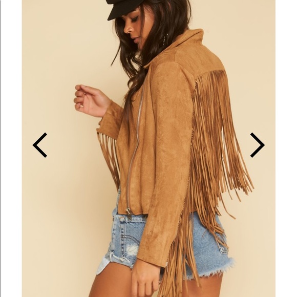 1 left!!! Savannah Suede Fringe Jacket - Picture 7 of 8