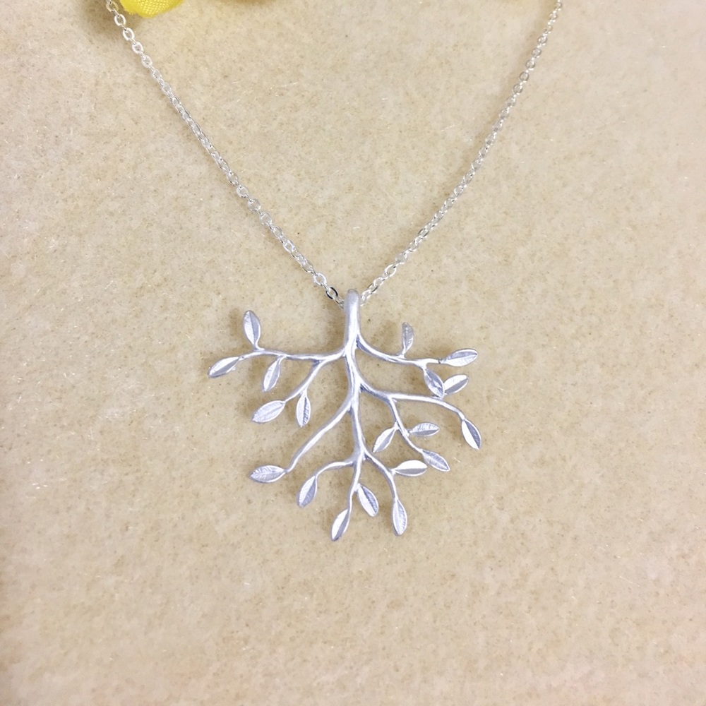 Silver Branch Necklace