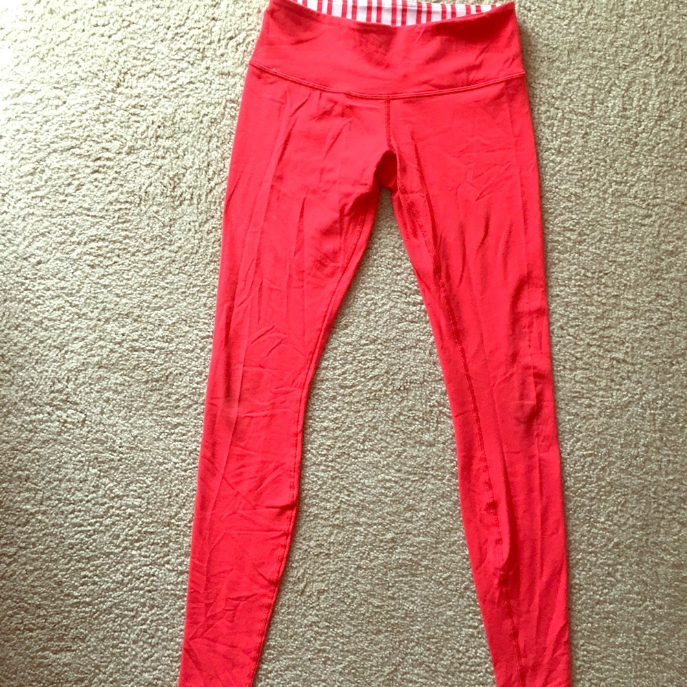 Orange Lululemon Leggings
