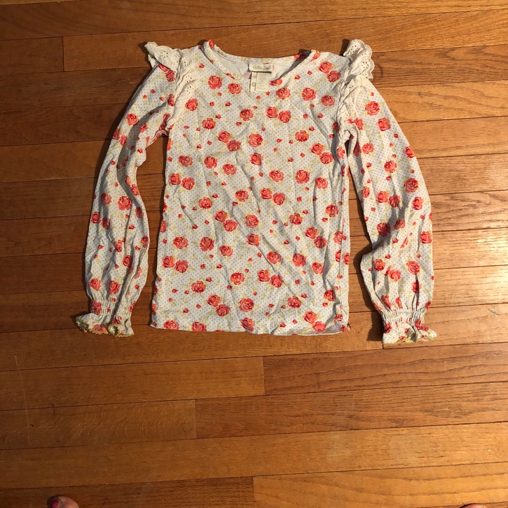 Matilda Jane rose shirt.  Size 8