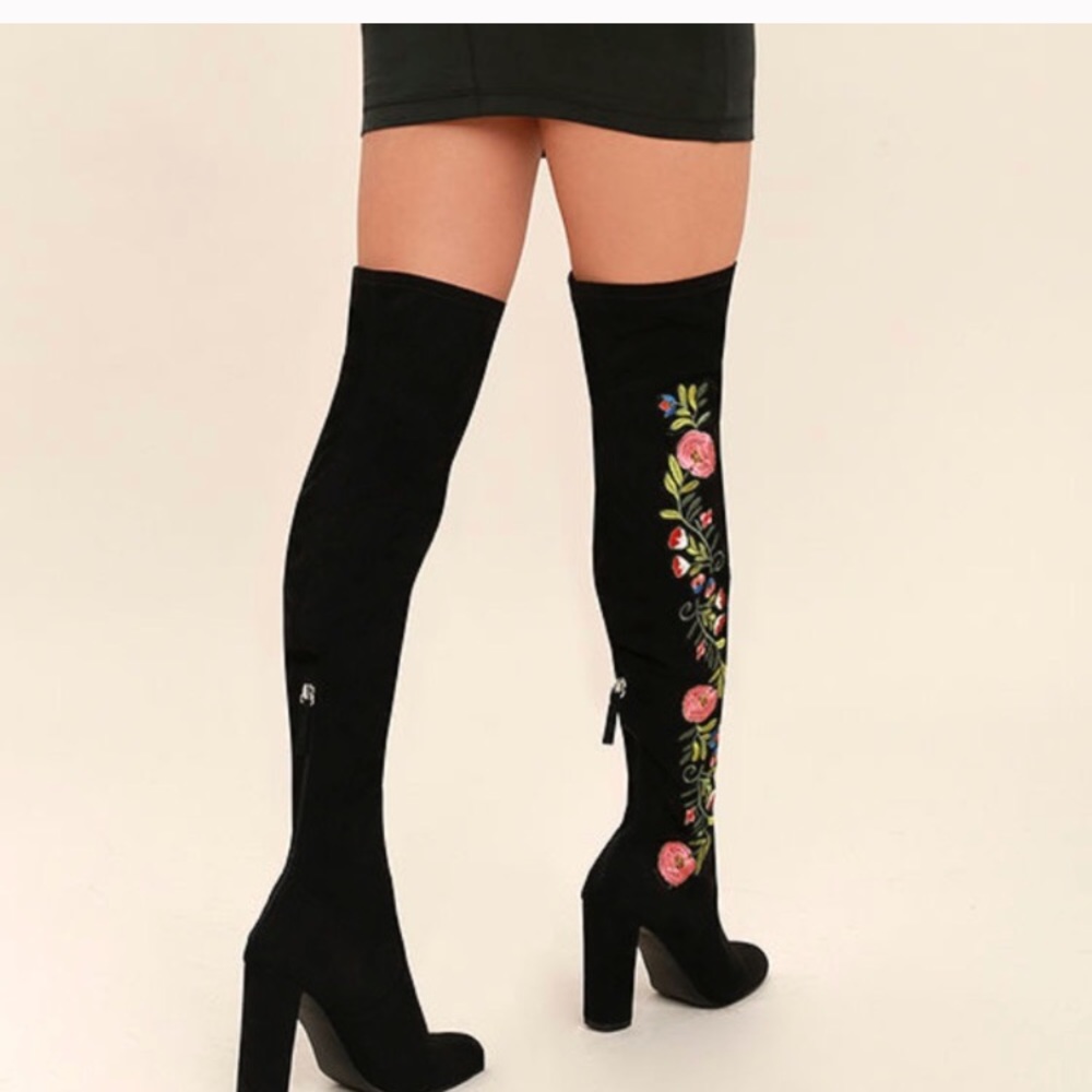 Steven Madden Embroidered boots