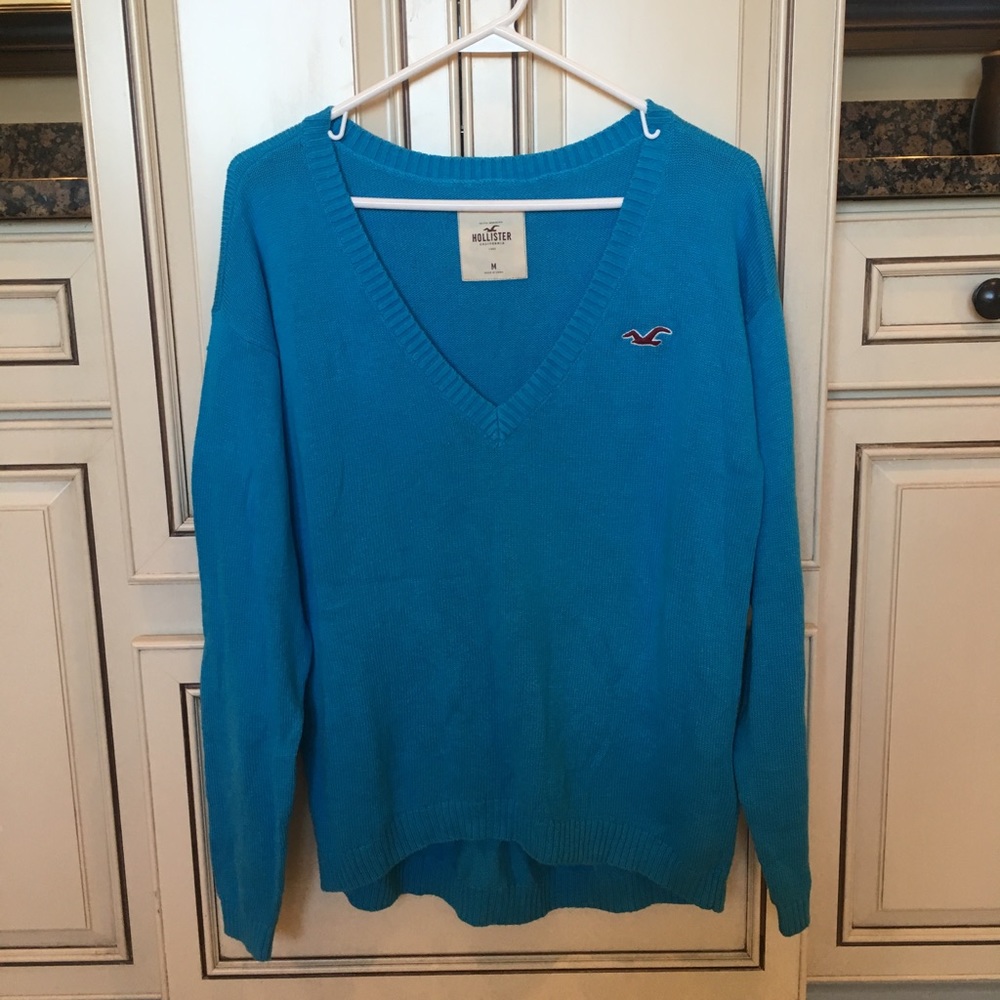 Carolina Panthers blue Hollister sweater size M