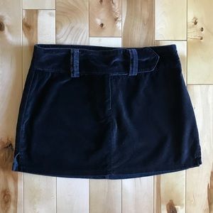 Wet Seal Velvet Mini Skirt