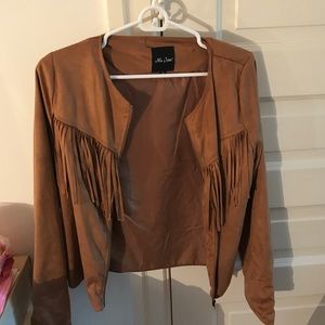 STYLISH SUEDE FALL JACKET
