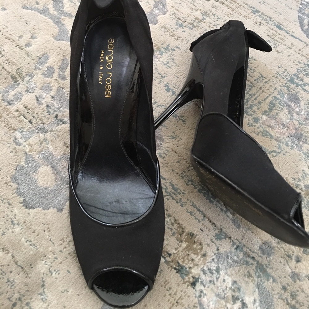Sergio Rossi Black Heels