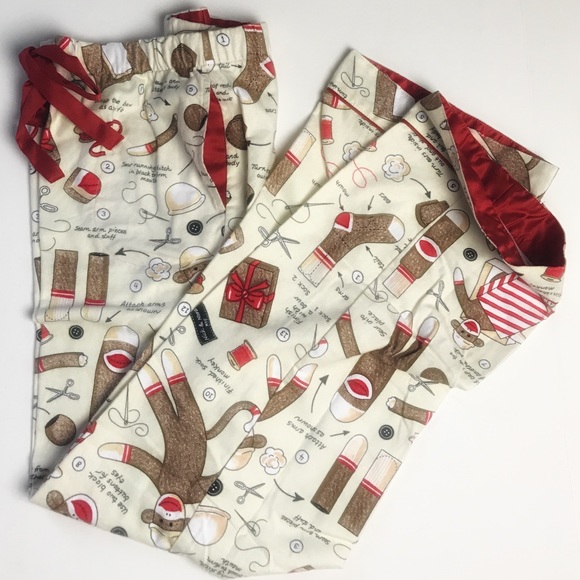 NWT Nick & Nora Flannel Pajama Set - Picture 5 of 8