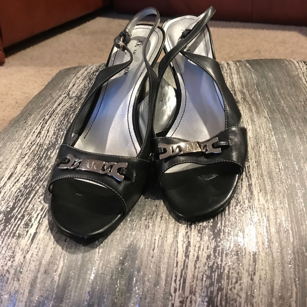 Worn sling backs