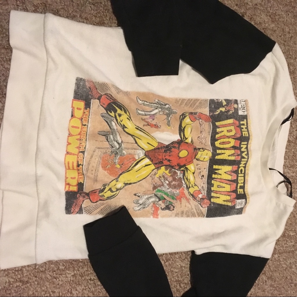 Super cute iron man sweatshirt