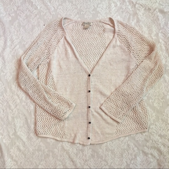 Lucky Brand Sweaters - Lucky Brand open knit cardigan sweater
