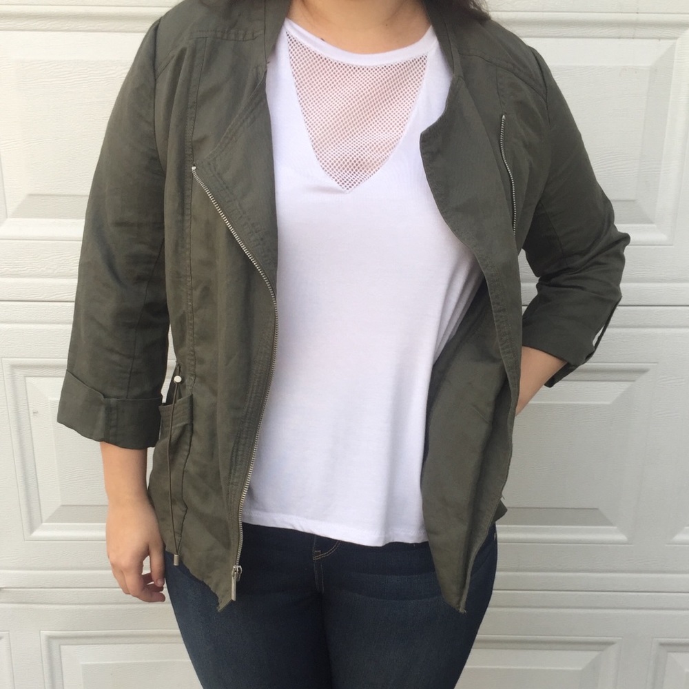 SOLD! Kenneth Cole Army Green Utility Jacket