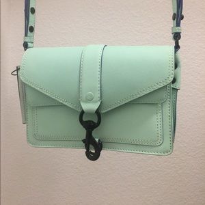 Rebecca Minkoff Hudson Moto Mini Wintermint Bag