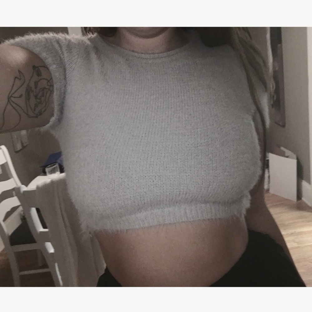 Fuzzy Crop Top