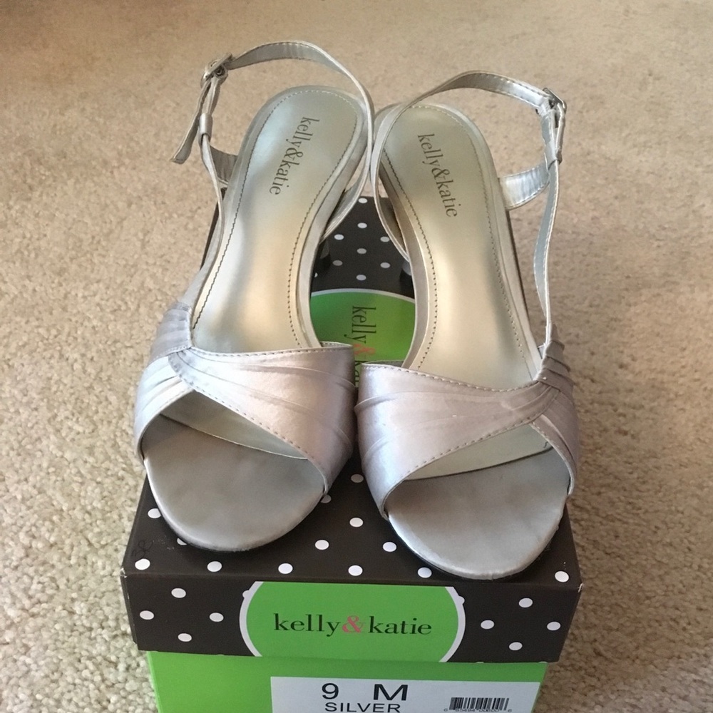 Kelly & Katie Silver Heels