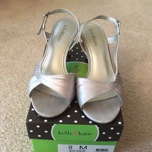 Kelly & Katie Silver Heels