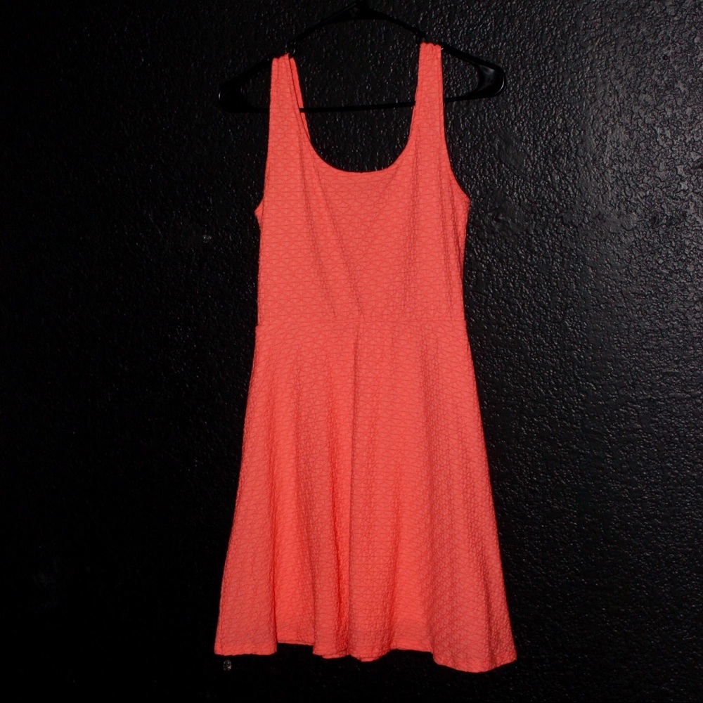 Coral summer dress