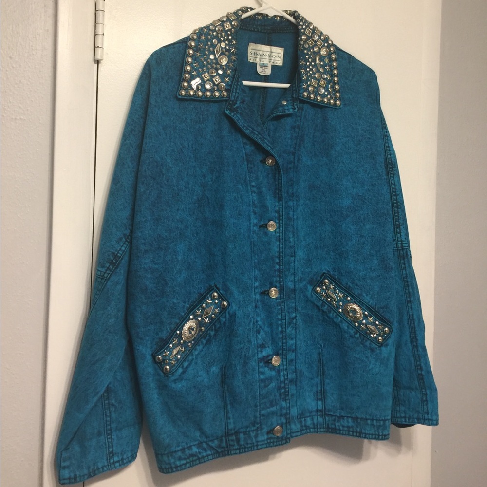 Light weight turquoise jacket-