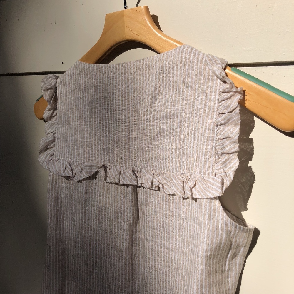 SOLD NWT Vineyard Vines Linen Dress Size 6 - Picture 3 of 5