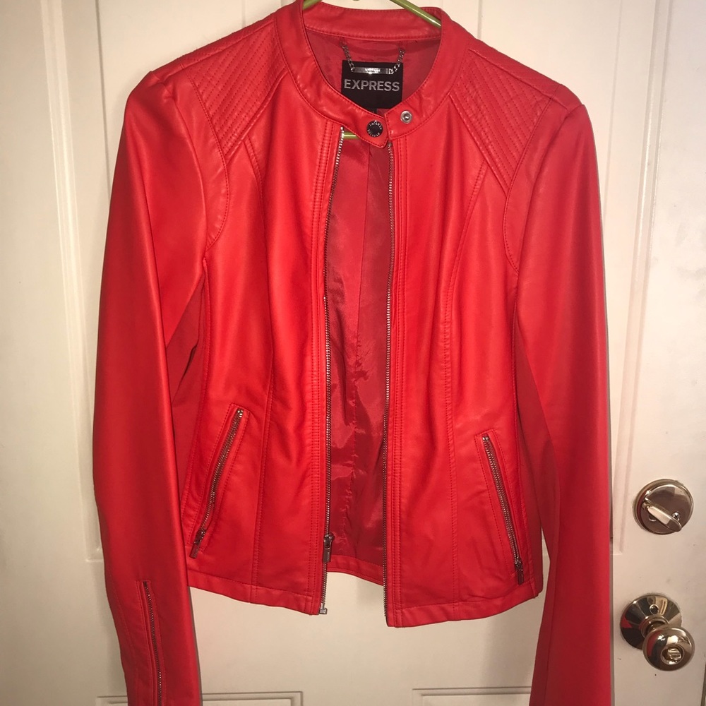 Leather jacket