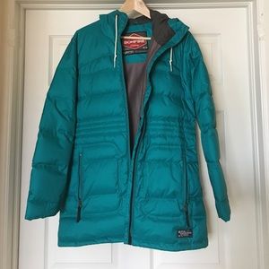 Down ski/snowboarding jacket.  Medium.