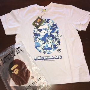 A Bathing Ape x BearBrick Collab Tee Shirt