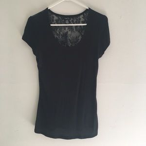 Cute tee with see through back