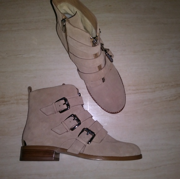 Michael Kors Shoes - 🎉final 🎉MICHAEL KORS Sand Suede Ankle Booties 6