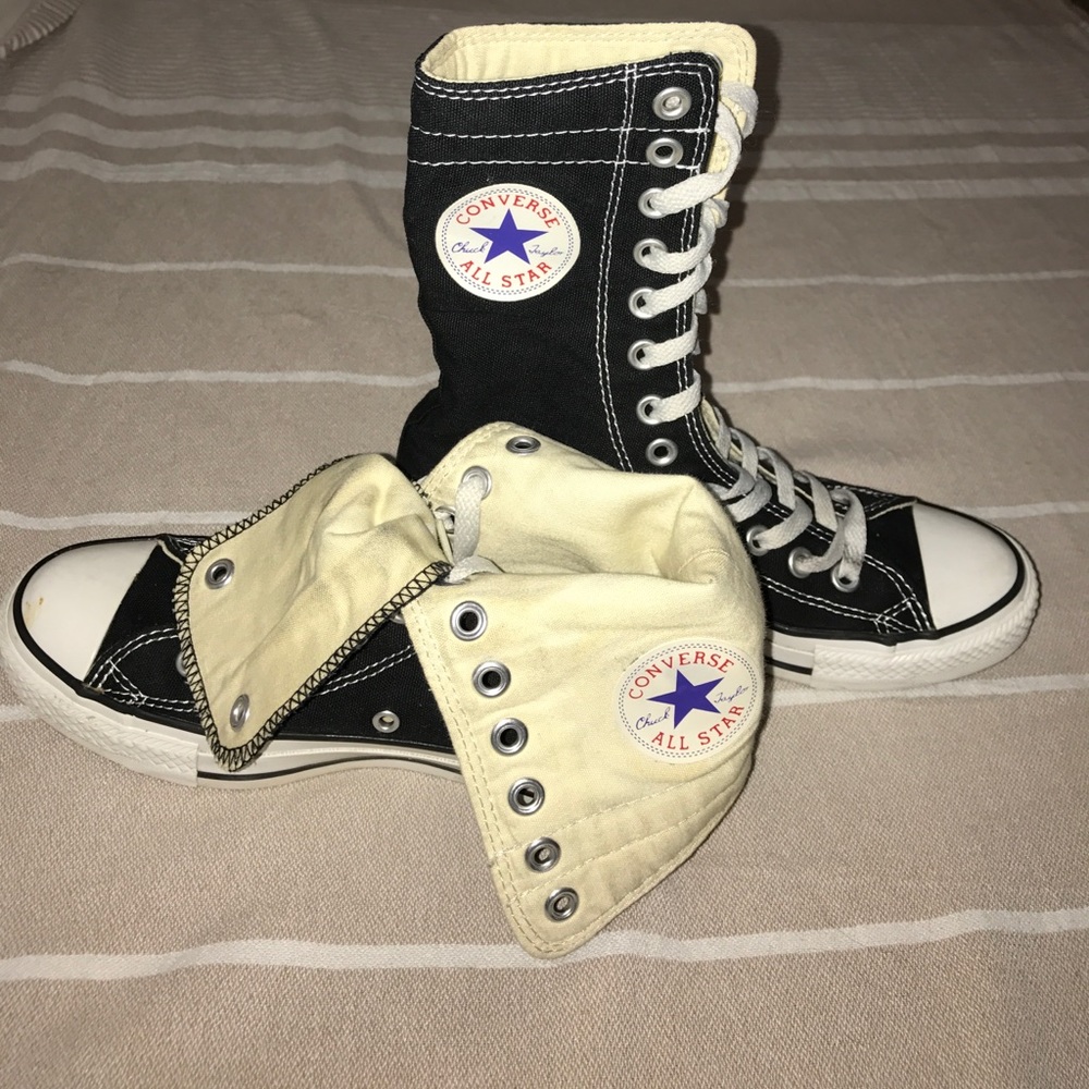 Black Converse high tops