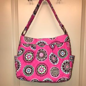 Vera Bradley Pleated Tote Shoulder/ Hand Bag